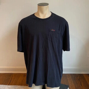 Greg Norman Men’s XXL Short Sleeve T Shirt Embroidered Shark Logo Chest Pocket